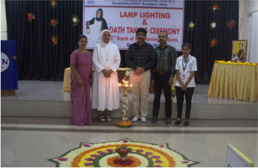 Read more about the article Light Lamping and Oath Taking Ceremony